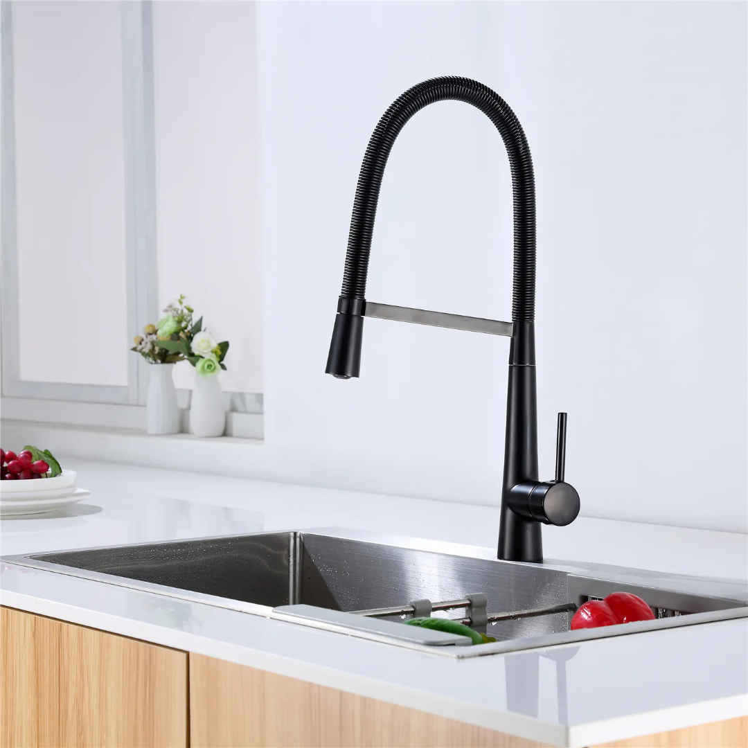 Sleek Imported Kitchen Faucet | Silver - Black - Gold
