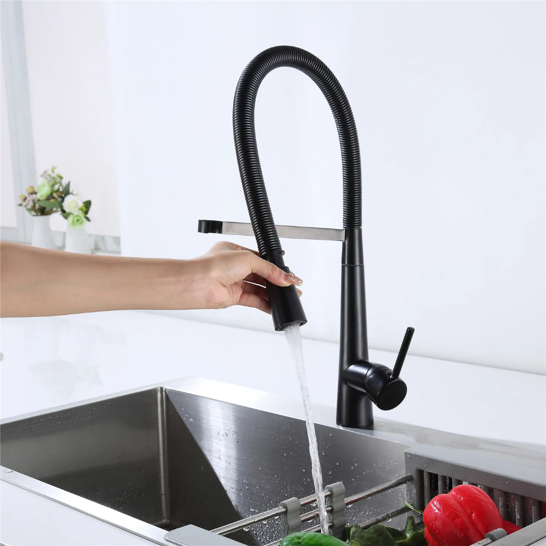 Sleek Imported Kitchen Faucet | Silver - Black - Gold