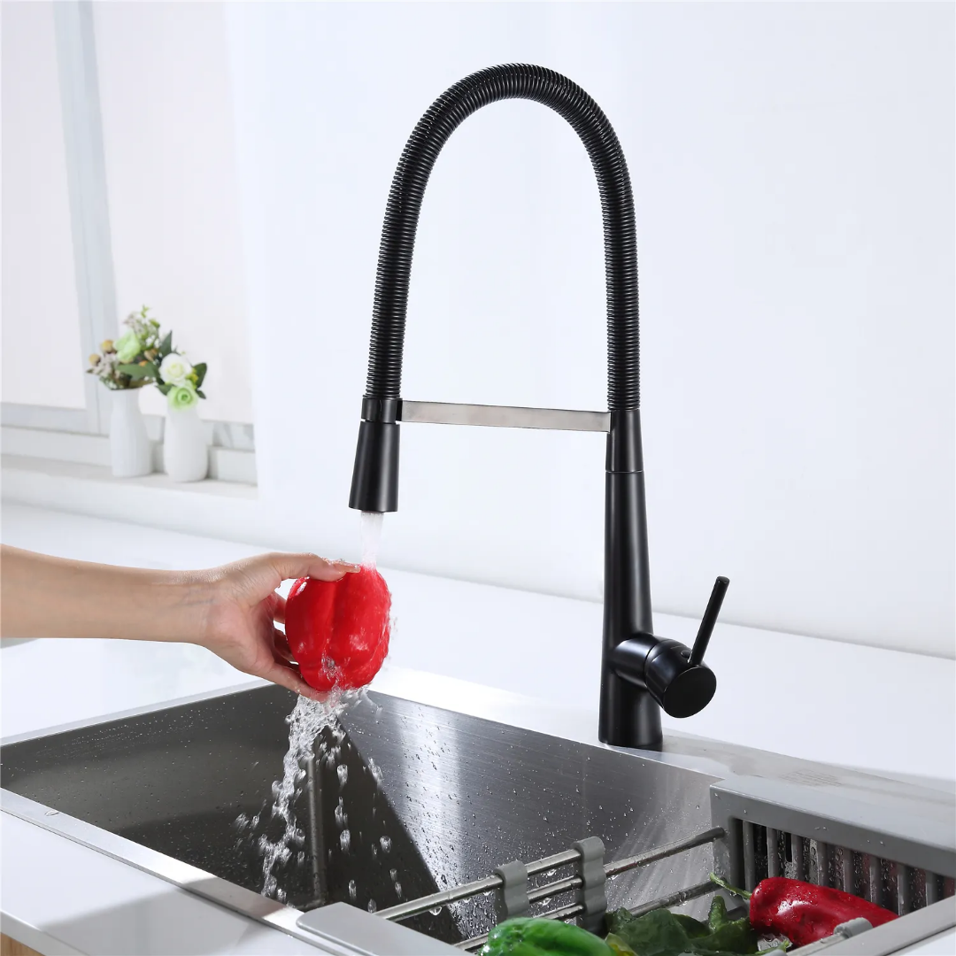 Sleek Imported Kitchen Faucet | Silver - Black - Gold