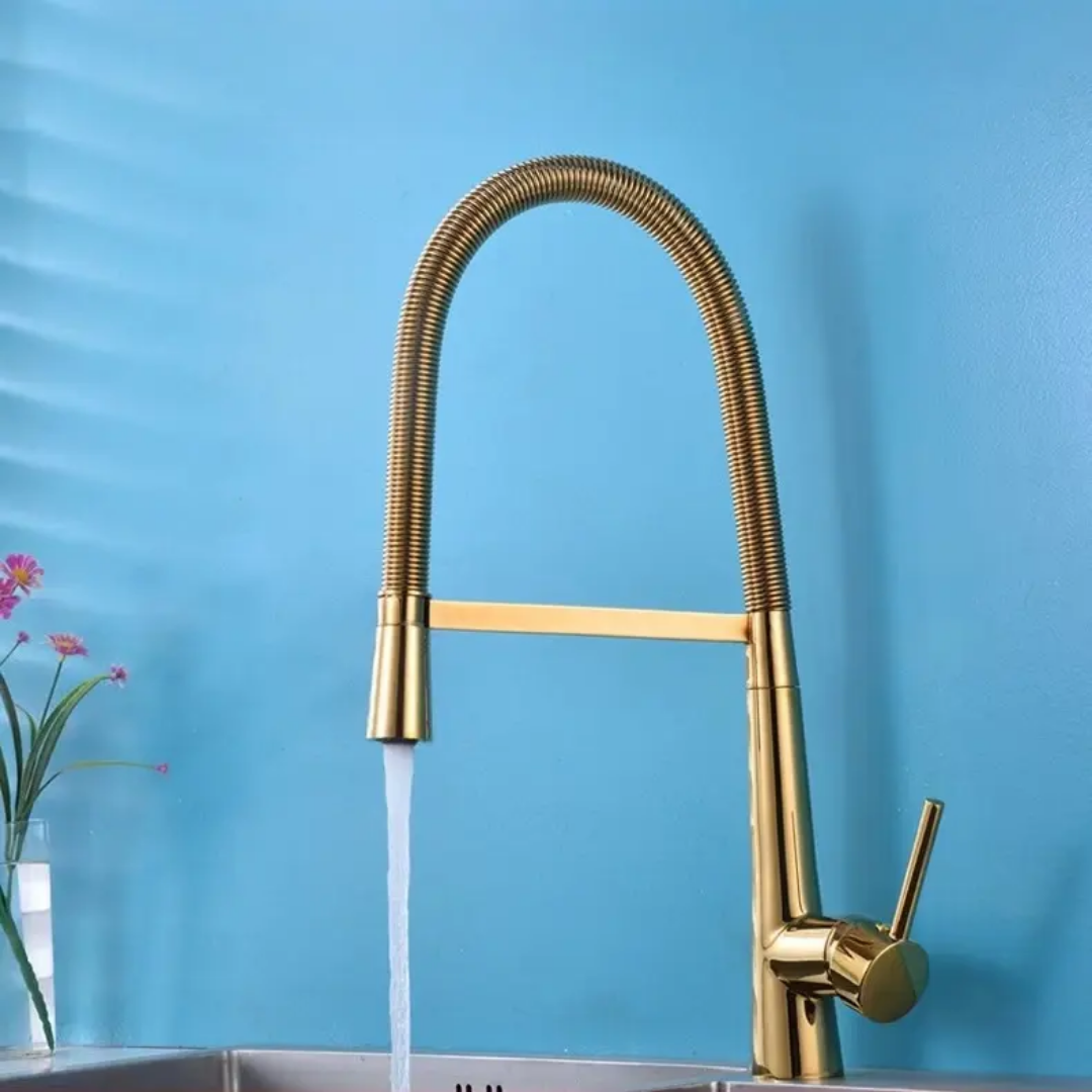 Sleek Imported Kitchen Faucet | Silver - Black - Gold