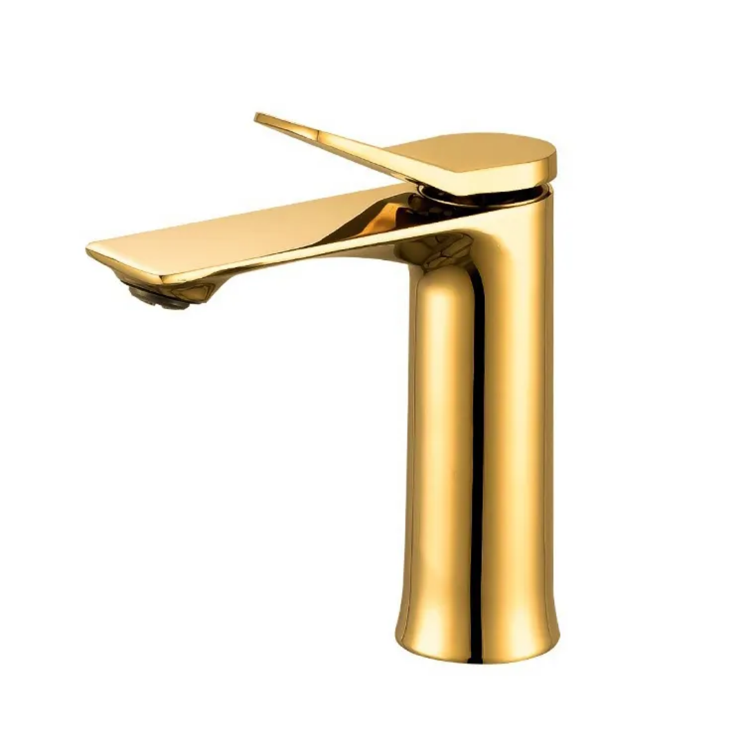 Lifted Lever Bathroom Faucet | Silver - Black - Gold