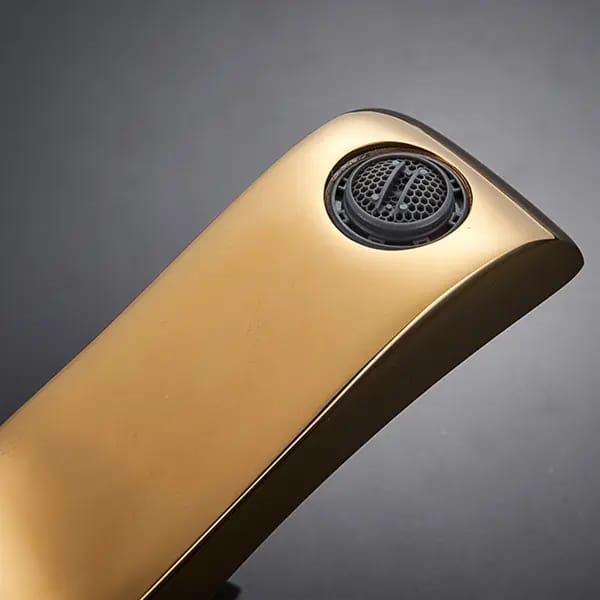 Brass Spiral Bathroom Faucet | Silver - Black - Gold