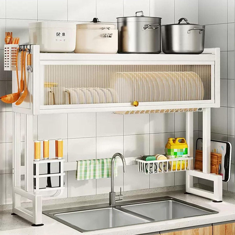 Stainless Steel Kitchen Rack White