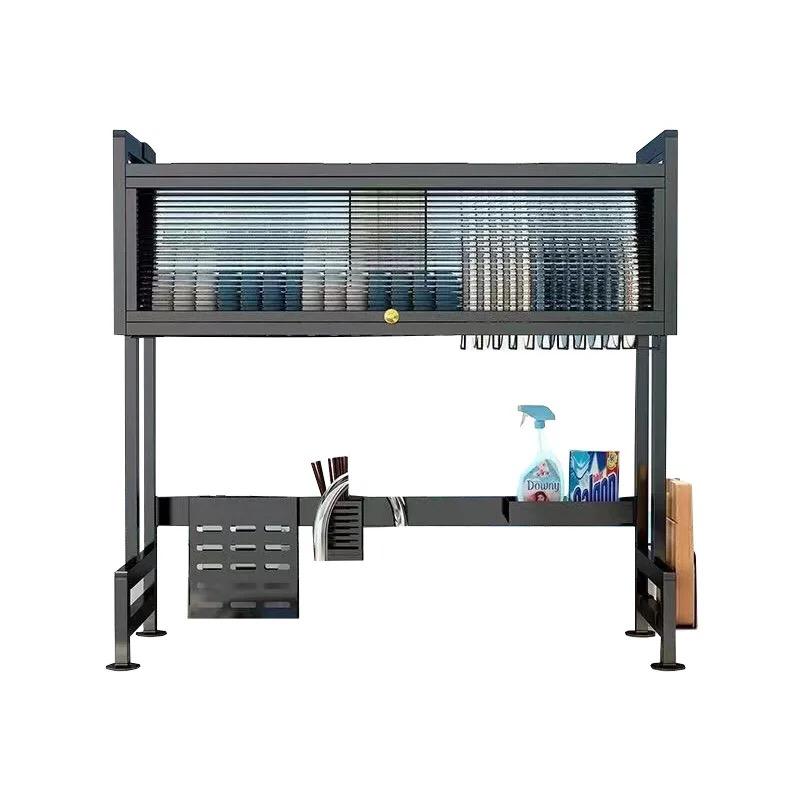 Stainless Steel Kitchen Rack | Black
