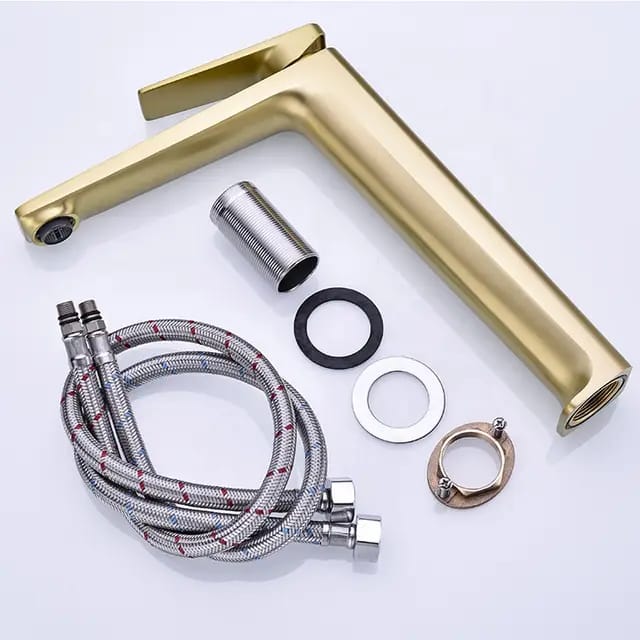 Vanity Brass Faucet | Silver - Black - Gold