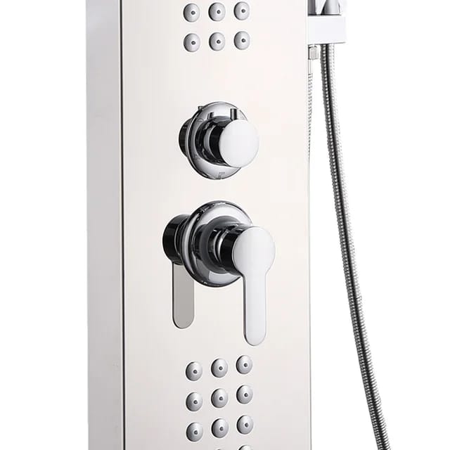 Stainless Steel Wall Hanging Shower Panel | Silver - Black - Gold