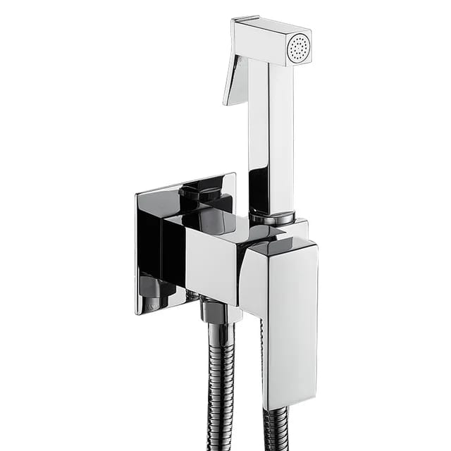 Brass Concealed Hand Shower | Silver - Black - Gold