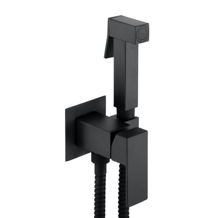 Brass Concealed Hand Shower | Silver - Black - Gold