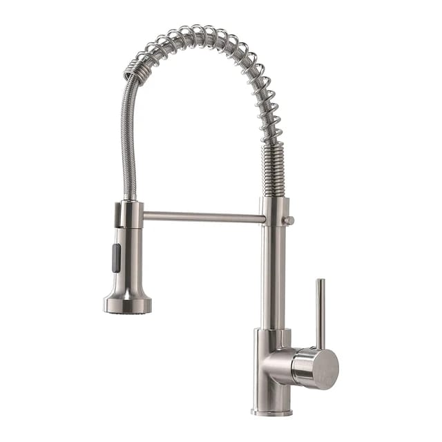 360° Movable Kitchen Faucet | Silver - Black