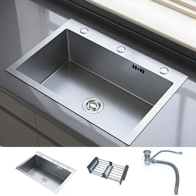 Stainless Steel Kitchen Sink Bowl | HM60*45cm