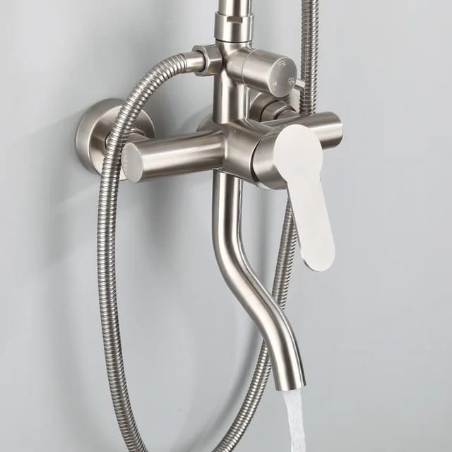 Round Bath Set | Nickel