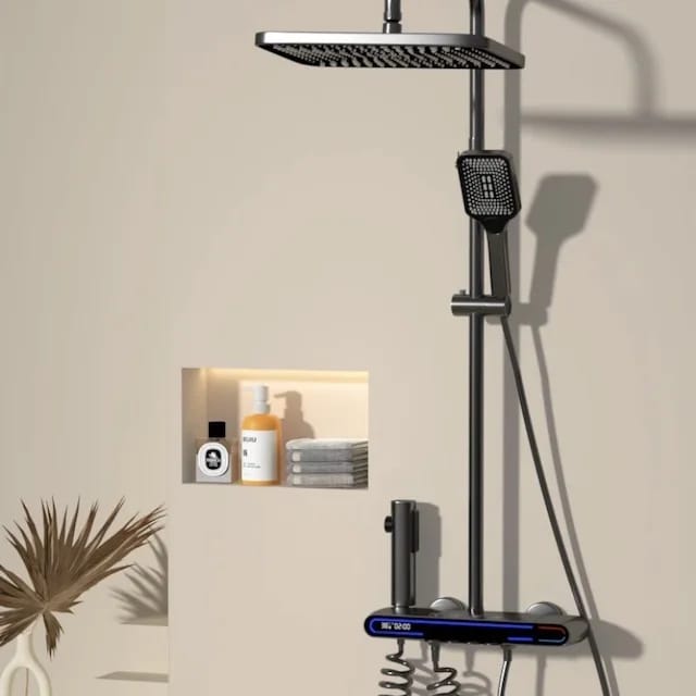 LED Bath Set | Metallic Grey