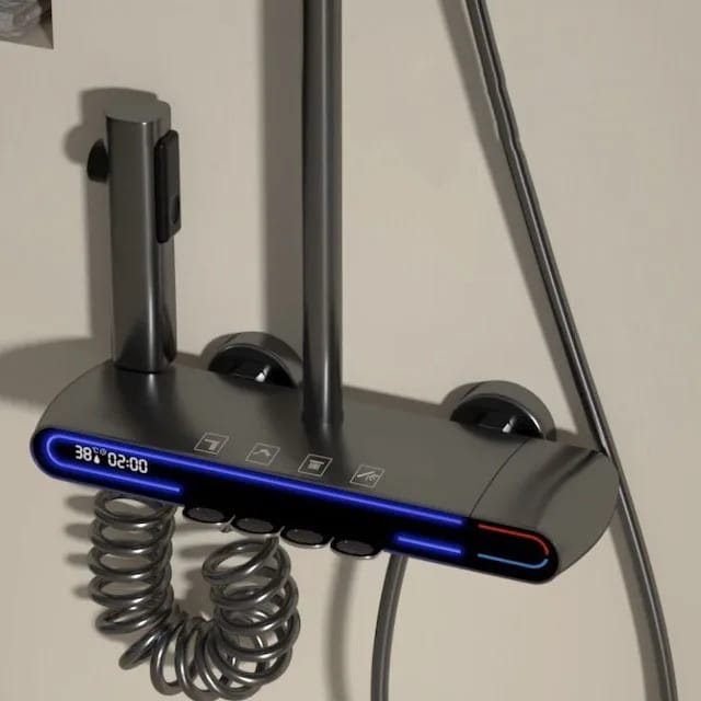 LED Bath Set | Metallic Grey