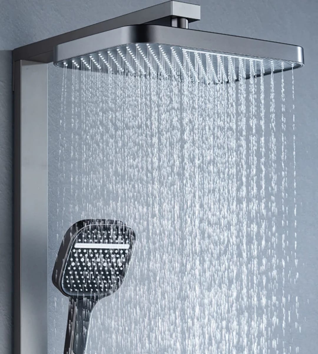 LED Piano Bath Set | Metallic Grey