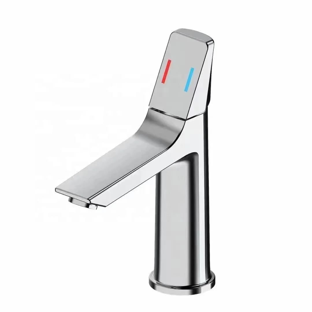 Brass Basin Faucet | Silver-Black-Gold-Grey-White