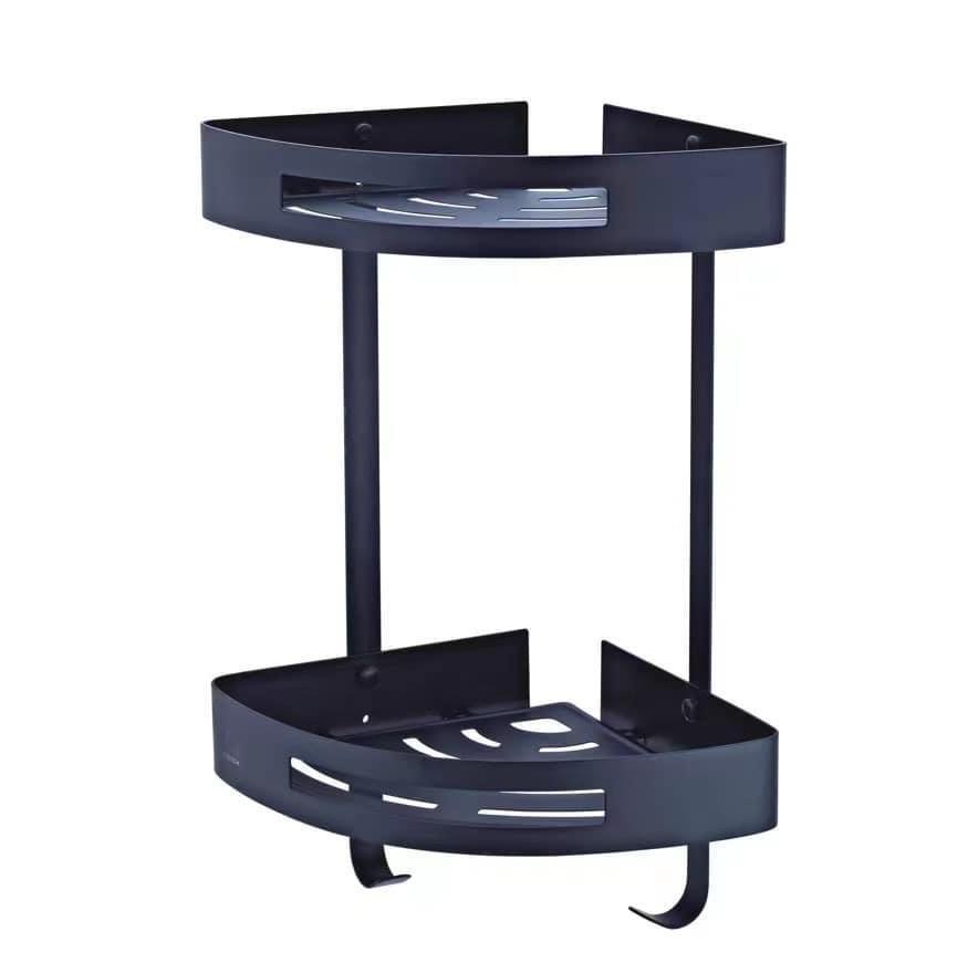 2- Tier Steel Corner Self Wall Mounted