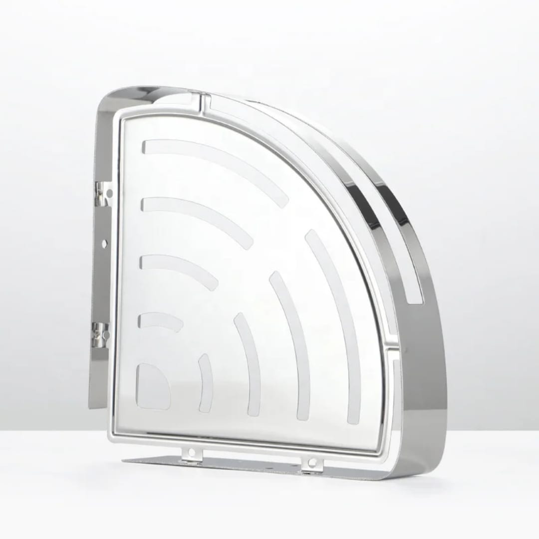 2- Tier Steel Corner Self Wall Mounted