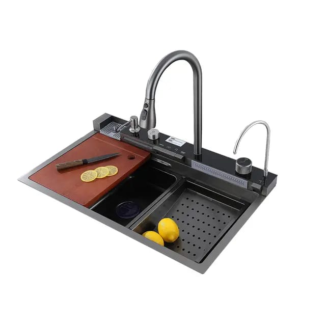 Multifunctional Piano Kitchen Sink Bowl | Black