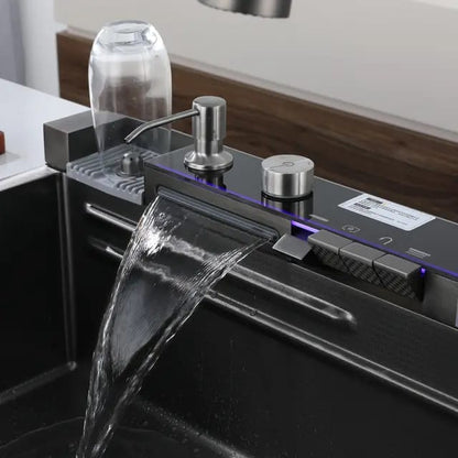 Multifunctional Piano Kitchen Sink Bowl | Black