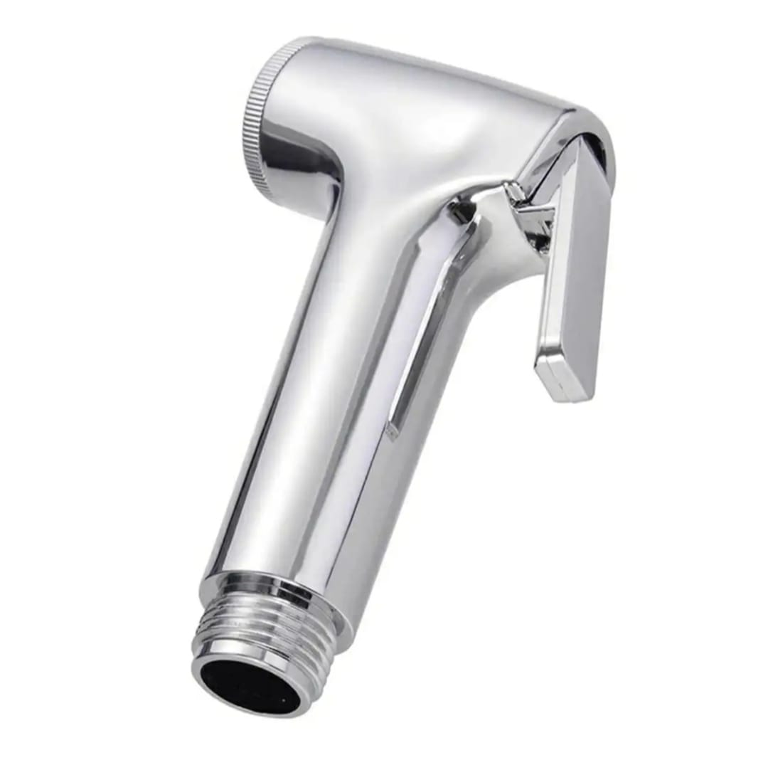 Muslim Toilet Shower A.B.S Plastic Chrome With Holder - Excellent Flow & High Pressure Easy to Install & Use