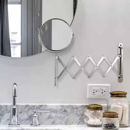 Stainless Steel Magnifier Mirror | Chrome