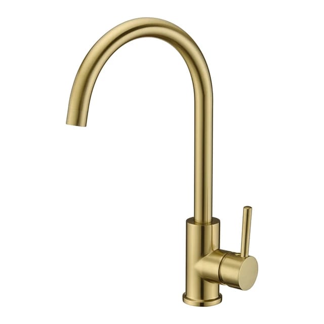 Kitchen Sink Faucet Mixer Hot & Cold Imported Stainless Steel GOLD 360 Degree Rotation Sink Mounted Tap