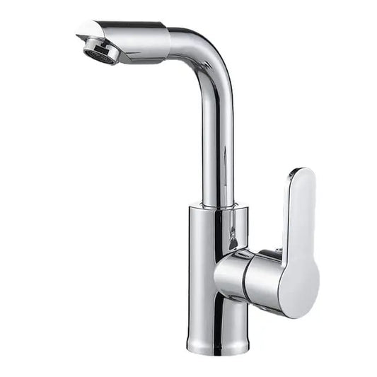 Basin Faucet Vanity Mixer ABS Plastic CHROME Modern Design Hot & Cold