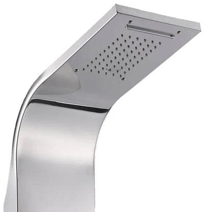 Stainless Steel Wall Hanging Shower Panel | Silver - Black - Gold