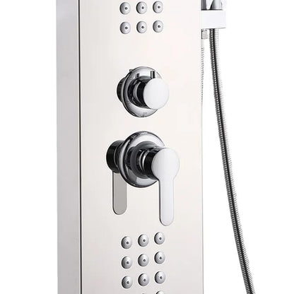 Stainless Steel Wall Hanging Shower Panel | Silver - Black - Gold