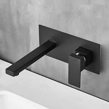 Brass Concealed Basin Faucet | Silver - Black - Gold