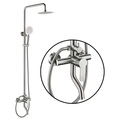 Round Bath Set | Nickel