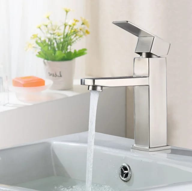 Bathroom Bath Set Square NICKEL Stainless Steel Rust Free Complete Accessories