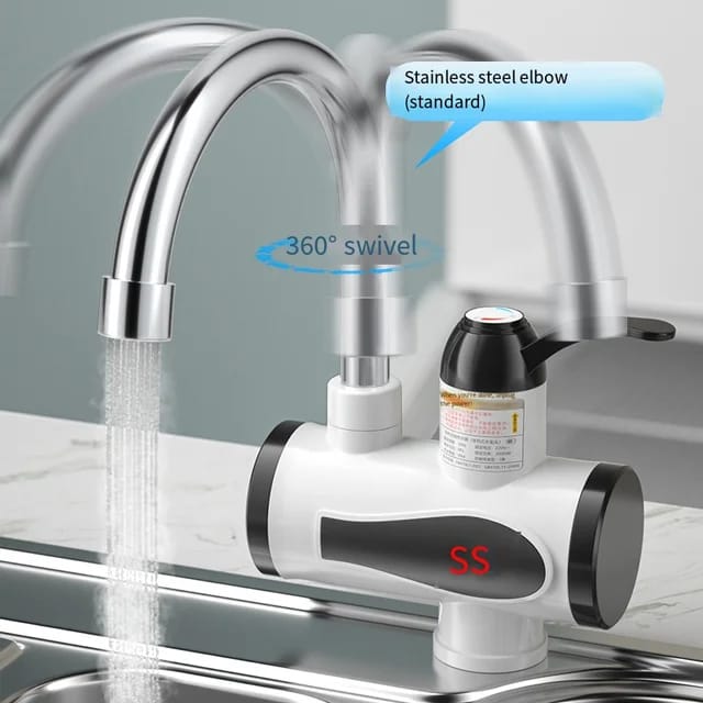 Electric Water Heating Digital Faucet Mixer - Winter's Choice