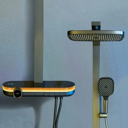LED Piano Bath Set | Metallic Grey