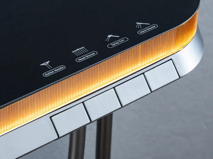 LED Piano Bath Set | Metallic Grey