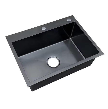 Stainless Steel Kitchen Sink Bowl Black | HM60*45cm