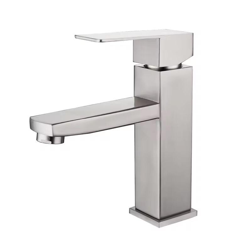 Bath Set Square Steel | Nickel