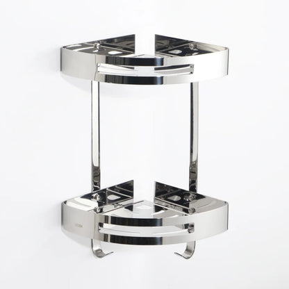 2- Tier Steel Corner Self Wall Mounted