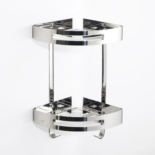 2- Tier Steel Corner Self Wall Mounted