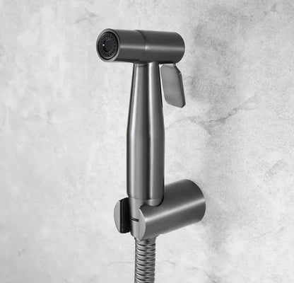 Stainless Steel Muslim Toilet Shower Set | Silver - Black - Gold