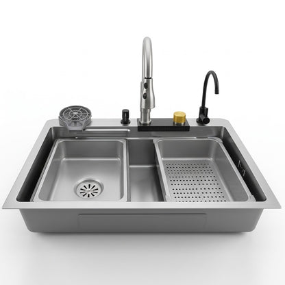 Multifunctional Kitchen Sink Bowl | Grey