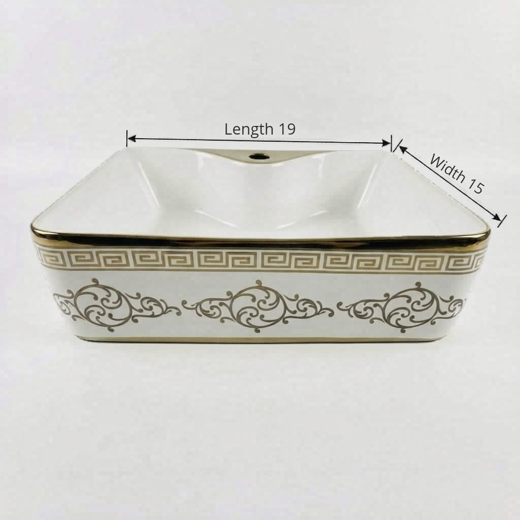 201 Ceramic Bowl 19 Inch