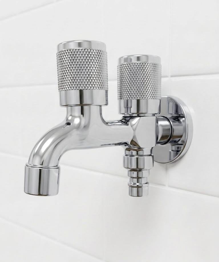 Double Bib Cock Stainless Steel