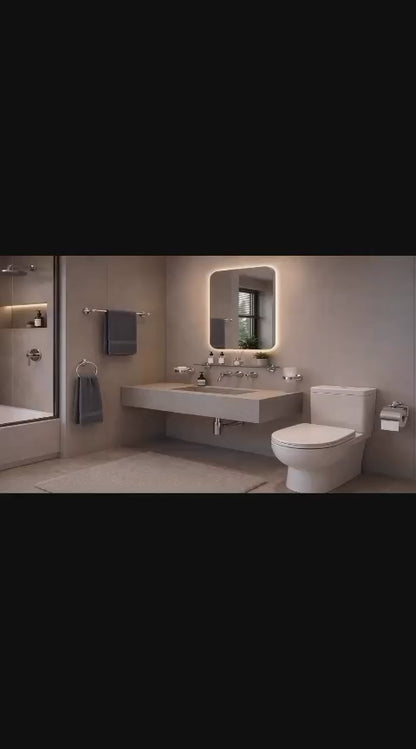 Bathroom Silver Accessory Set Imported