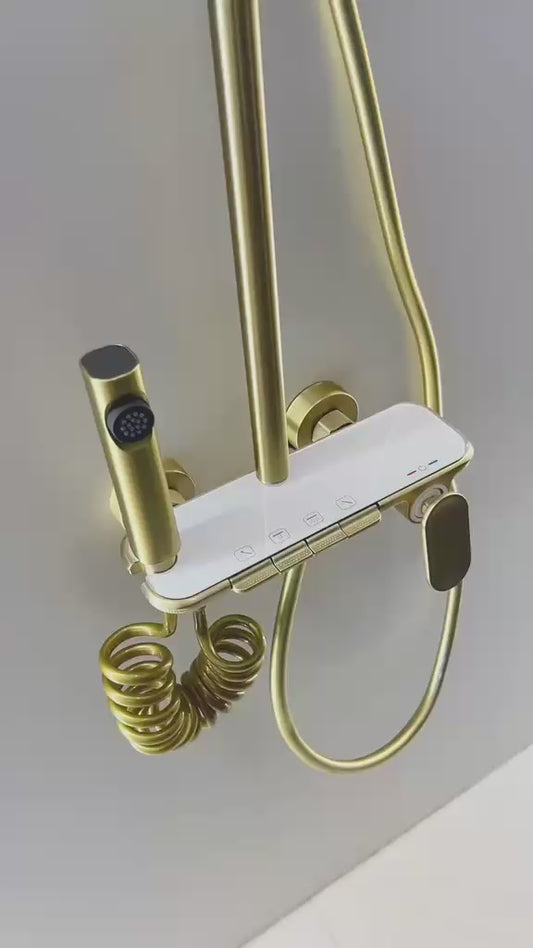 Bath Set Piano Brush Gold