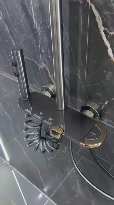 Bath Set Piano Gold | Grey